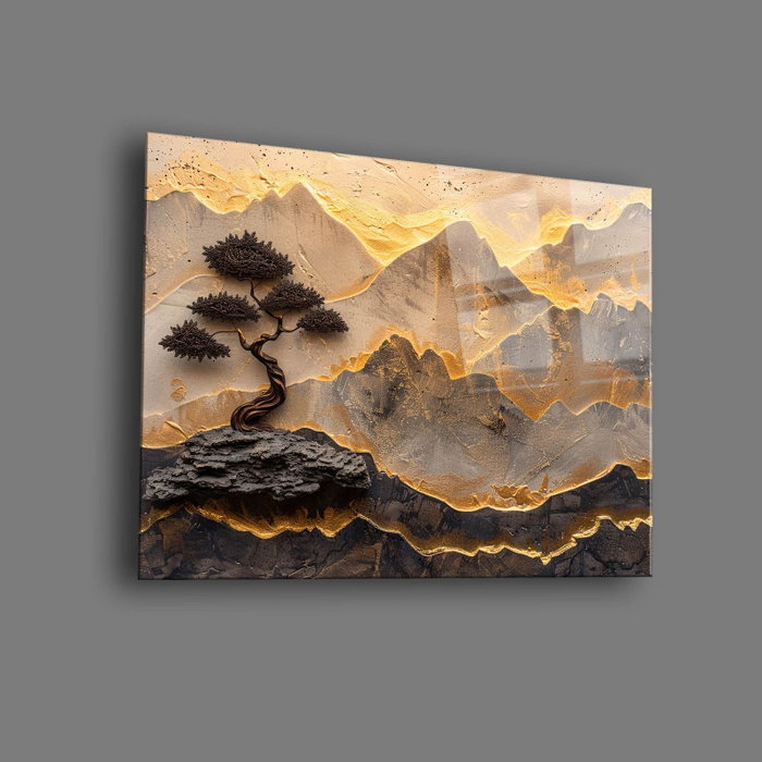 Wallity Camtbl-078 Pintura de Vidrio Templado Decorativo Multicolor 50 x 70 cm